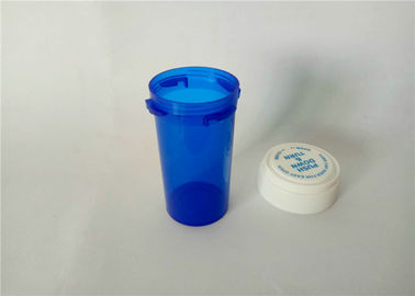 China Frascos reversibles resistentes del casquillo de agua, botellas plásticas azules de la prescripción 16DR proveedor