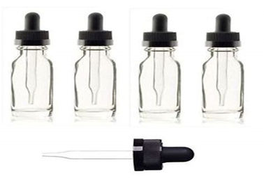 China Modificado para requisitos particulares imprimiendo las botellas de cristal del dropper, botella del dropper de la medicina que bloquea rayos ULTRAVIOLETA proveedor