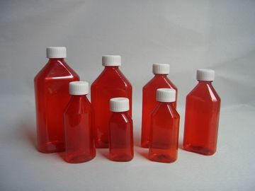 China La farmacia oval ambarina resistente de 4 onzas del niño embotella hermético inodoro con incluso grueso proveedor