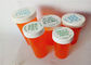 8 frascos resistentes del niño ambarino de los tamaños, envase translúcido de la píldora de la prueba del niño del color proveedor