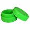 Envases verdes modificados para requisitos particulares del silicón de la categoría alimenticia del logotipo insípidos para el fragmento/el cosmético proveedor