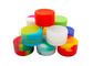 BPA liberan los envases del silicón de la categoría alimenticia 7ml, tarro redondo del silicón de la limpieza fácil proveedor